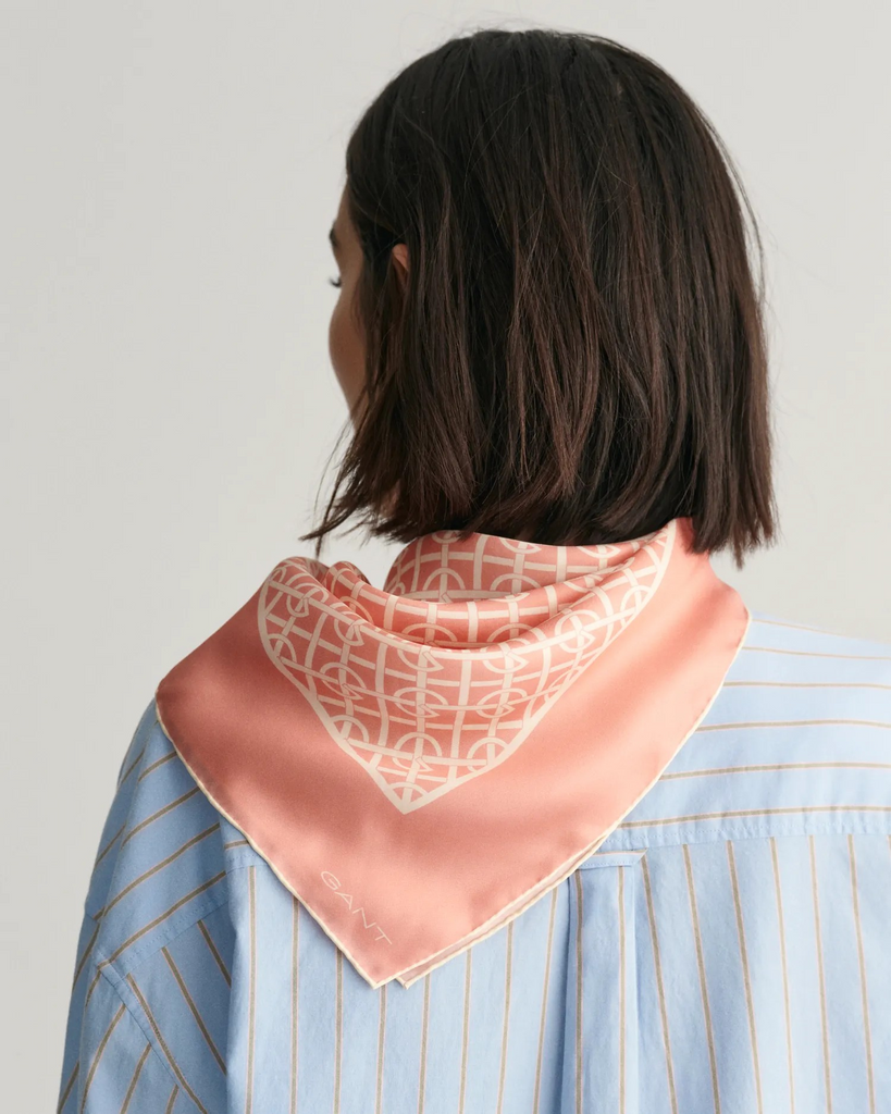 G pattern silk scarf-Accessories-Gant-Aandahls