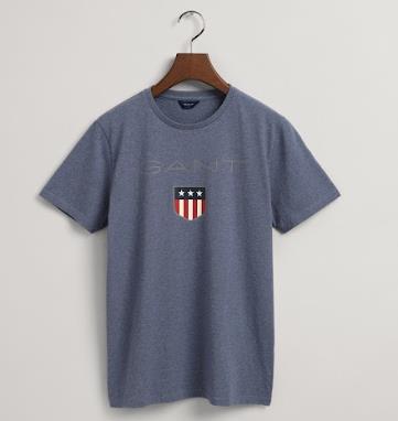 Gant Shield SS T-shirt-T-shirt-Gant-Aandahls