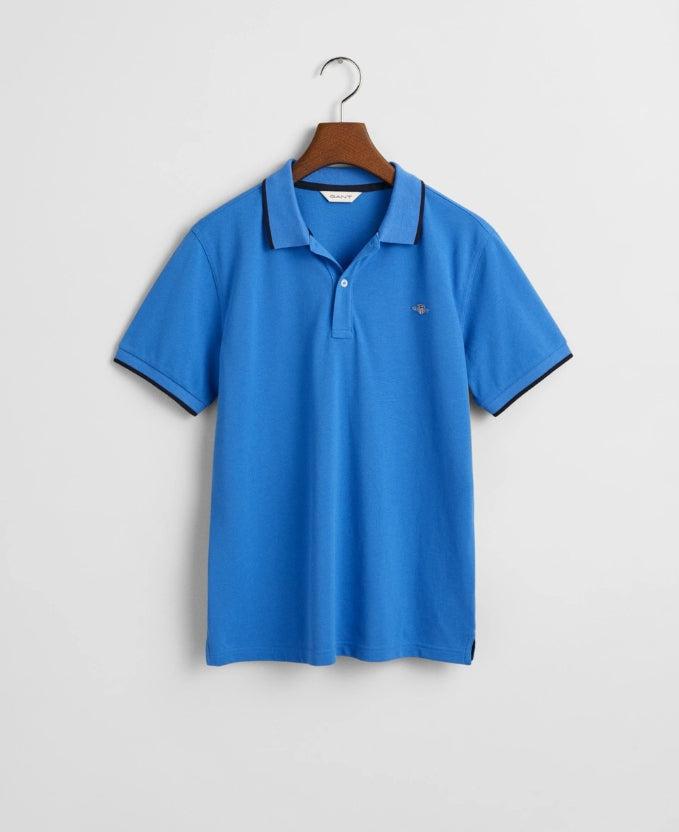 Gant Striped Polo Pique Rugg-T-shirt-Gant-Aandahls