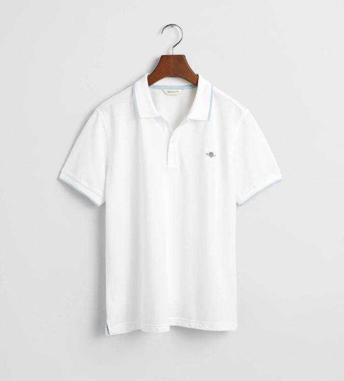 Gant Striped Polo Pique Rugg-T-shirt-Gant-Aandahls