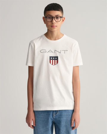 Gant shield ss t-shirt-T-shirt-Gant-Aandahls