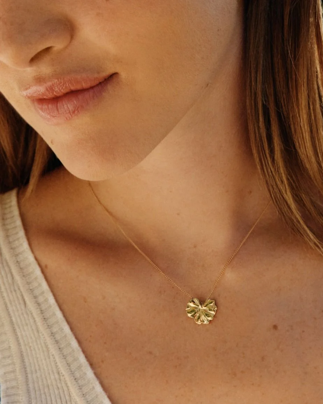 Gerana Necklace S Gold-Smykke-Edblad-Aandahls