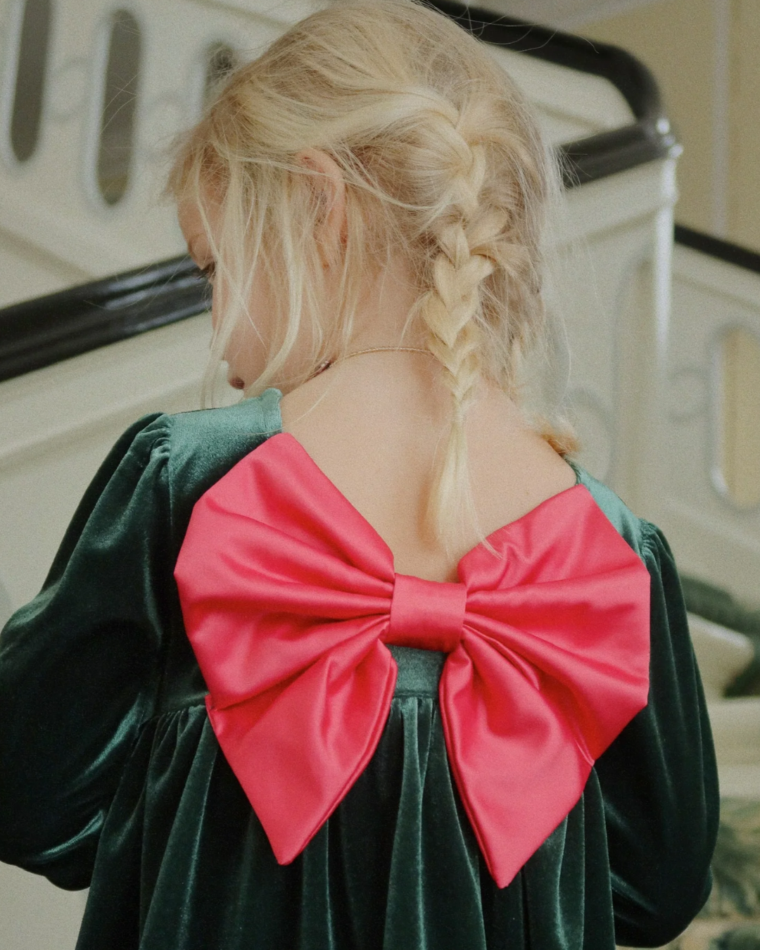 Gia Bow Dress Grs-Kjole-Konges Sløjd-Aandahls