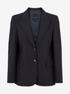 Ginette pointy-Blazer-SAND-Aandahls