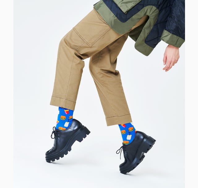 Hamburger sock-Strømper-Happy Socks-Aandahls