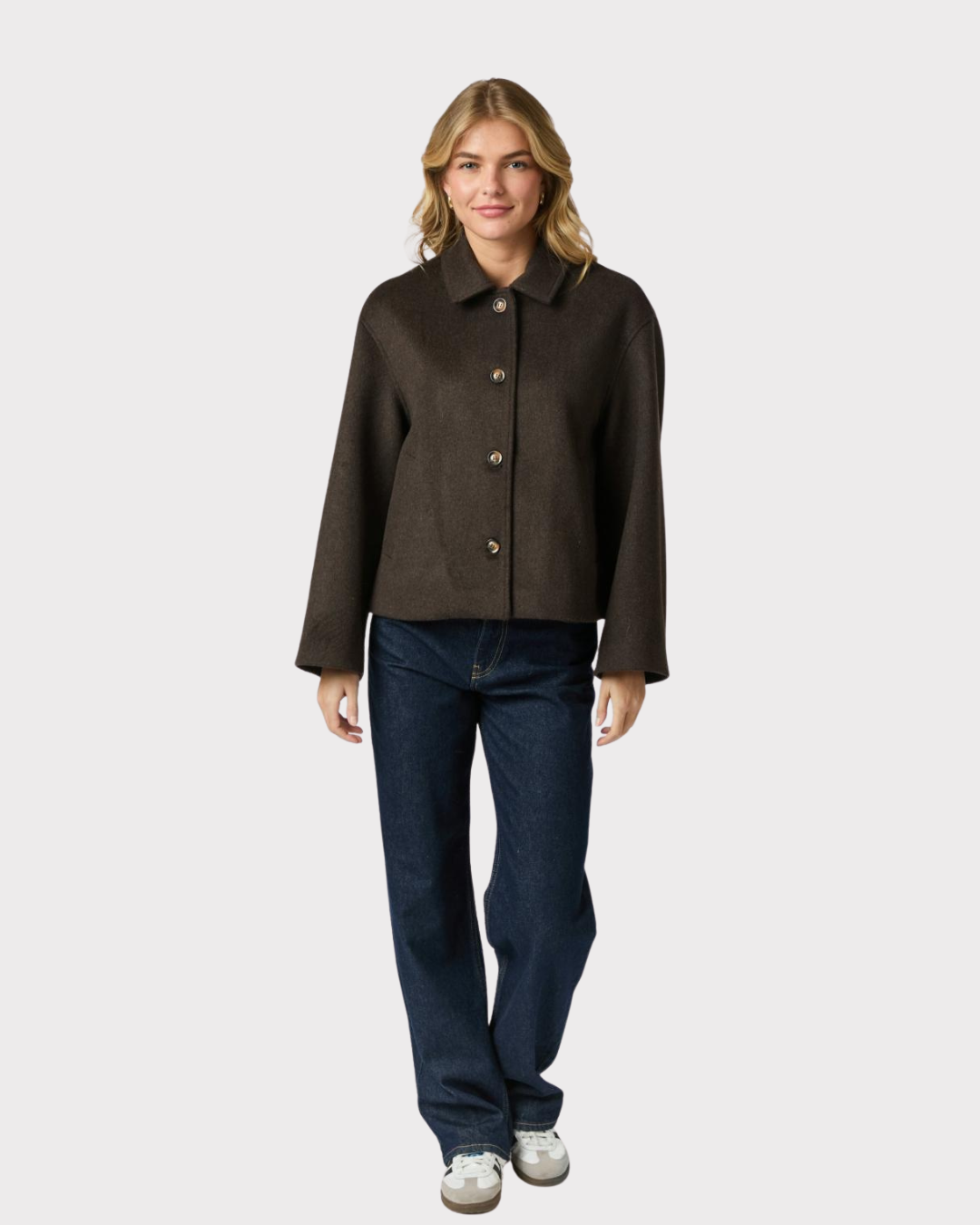 Hamra Wool Jacket-Ytterjakker-Neo Noir-Aandahls