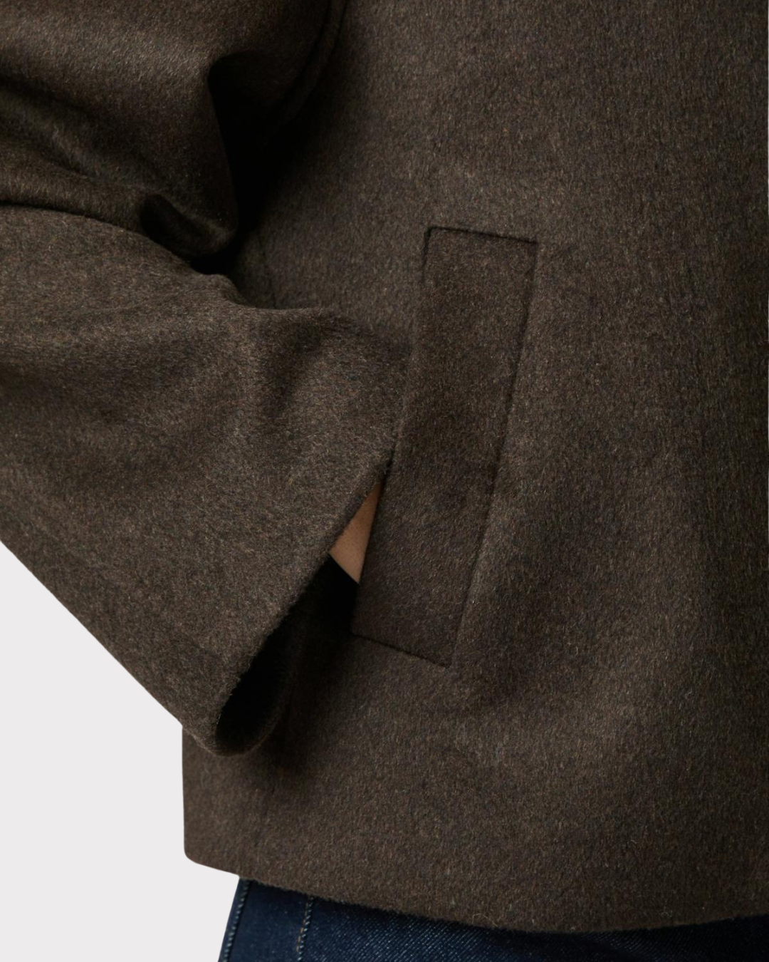 Hamra Wool Jacket-Ytterjakker-Neo Noir-Aandahls