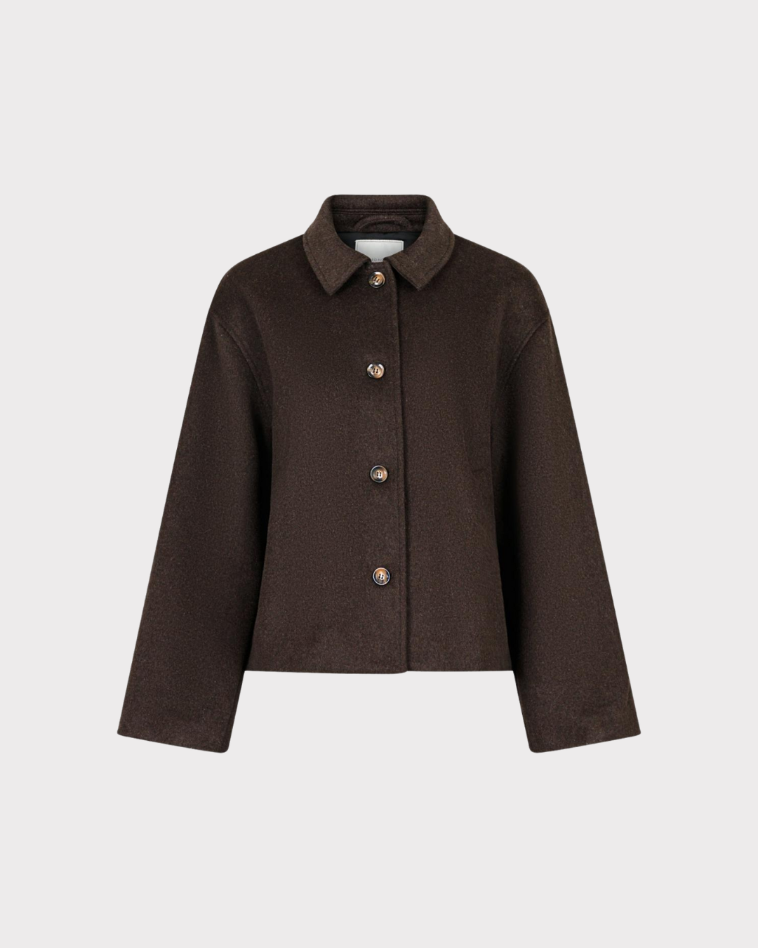 Hamra Wool Jacket-Ytterjakker-Neo Noir-Aandahls