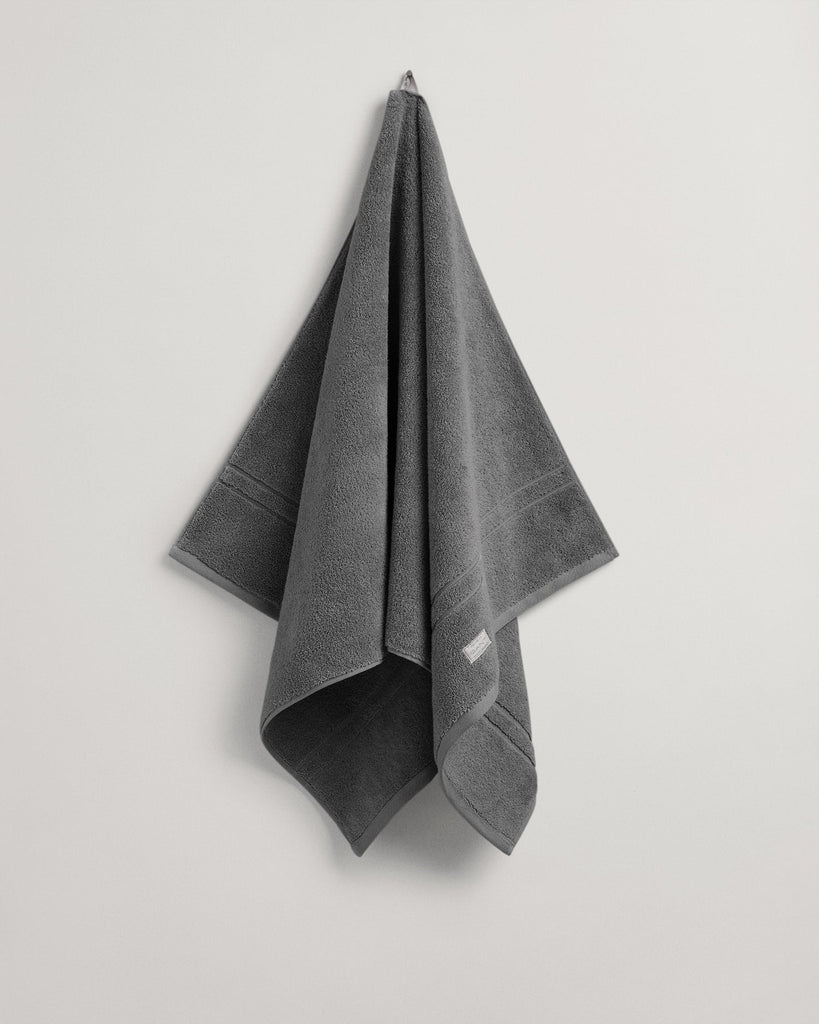 Håndkle 50x70cm, mørkgrå-interiør-gant-Aandahls