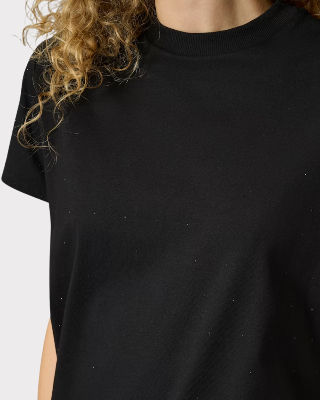 Hannemw Rhinestone Tee-T-shirt-My Essential Wardrobe-Aandahls