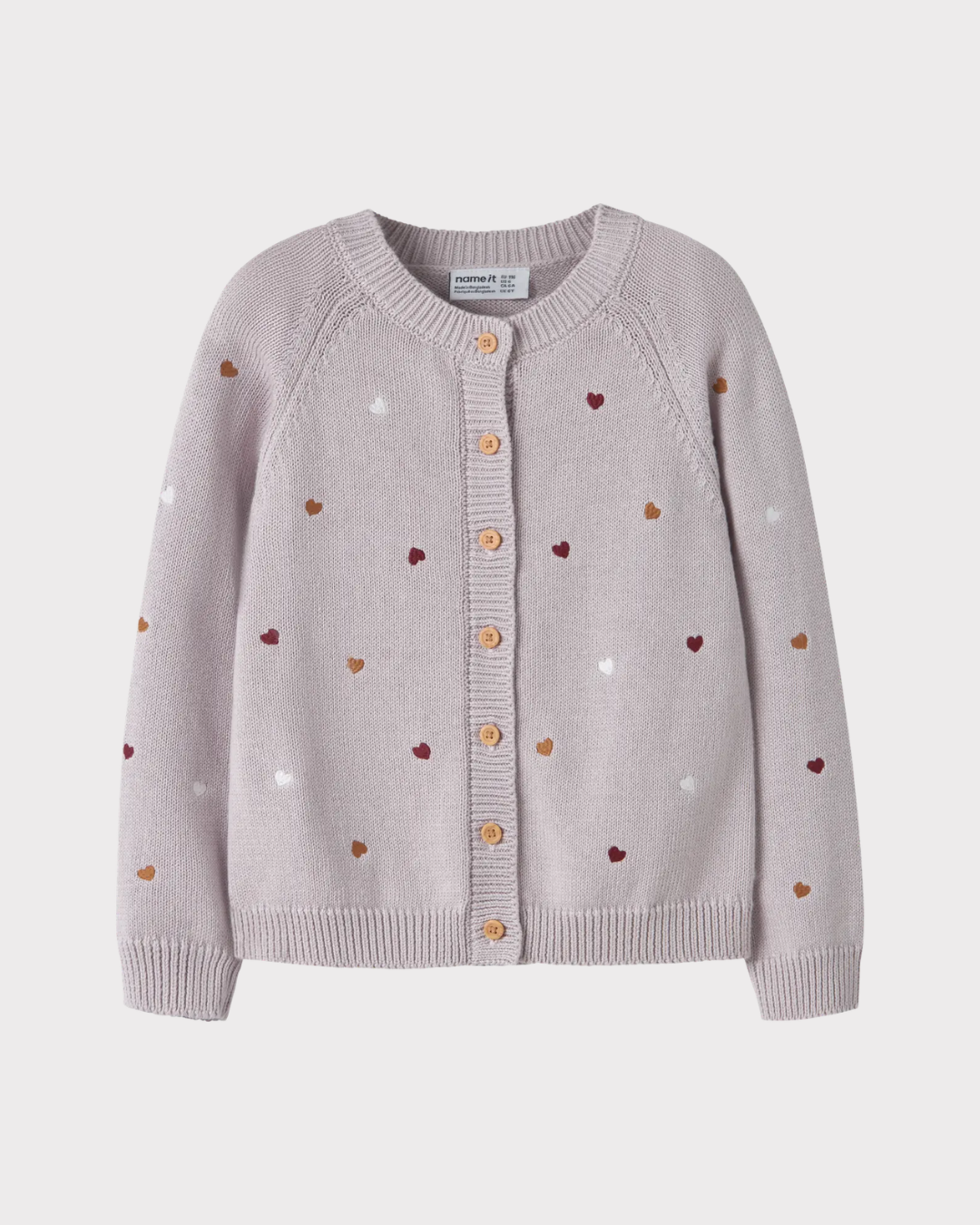 Heart Ls Knit Card-Genser-Name it-Aandahls