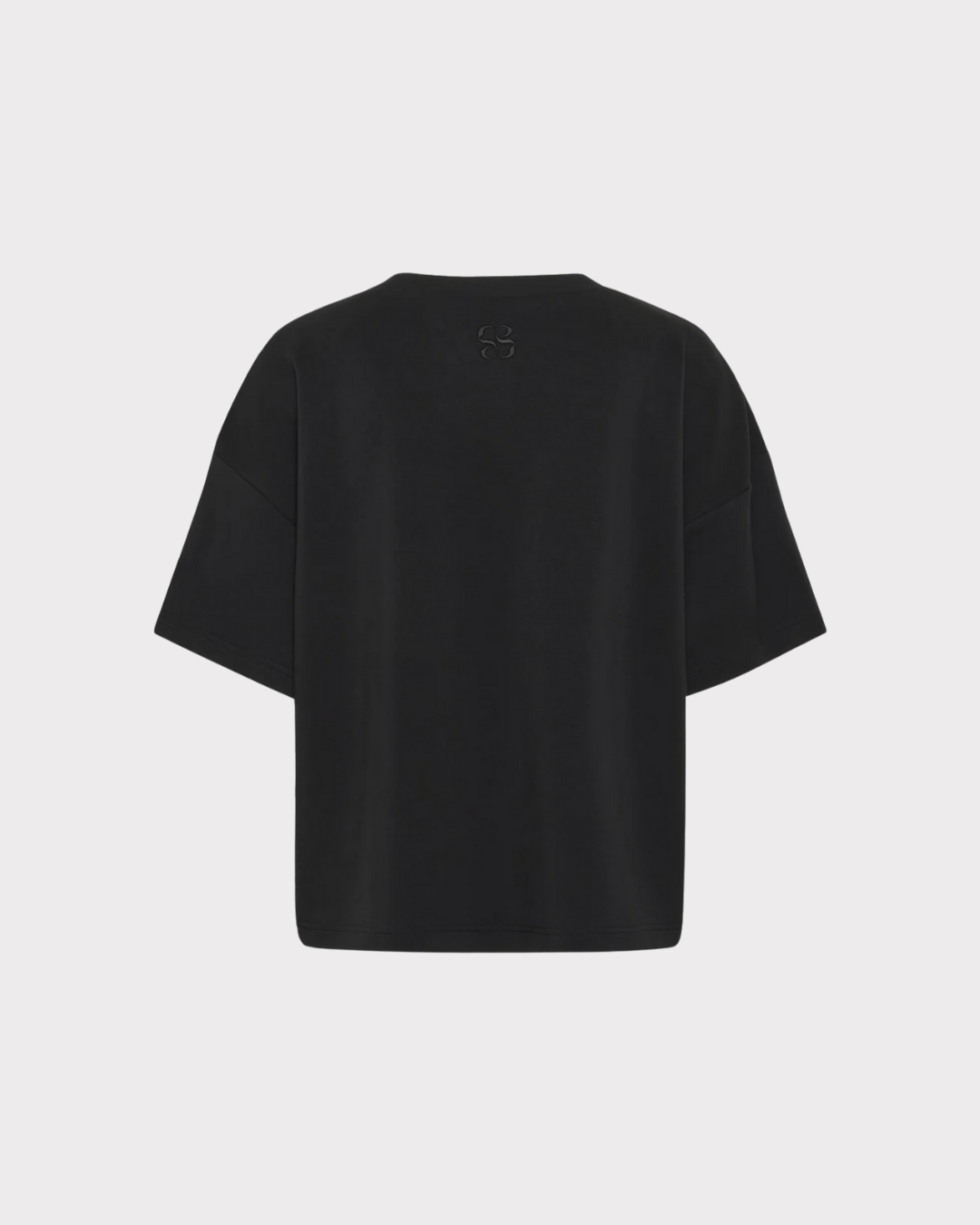 Hellemw Emb Boxy Tee-T-shirt-My Essential Wardrobe-Aandahls