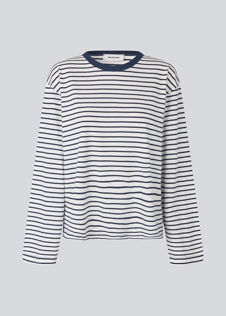 HellenMD LS Stripe T-shirt-T-shirt-Modstrøm-Aandahls