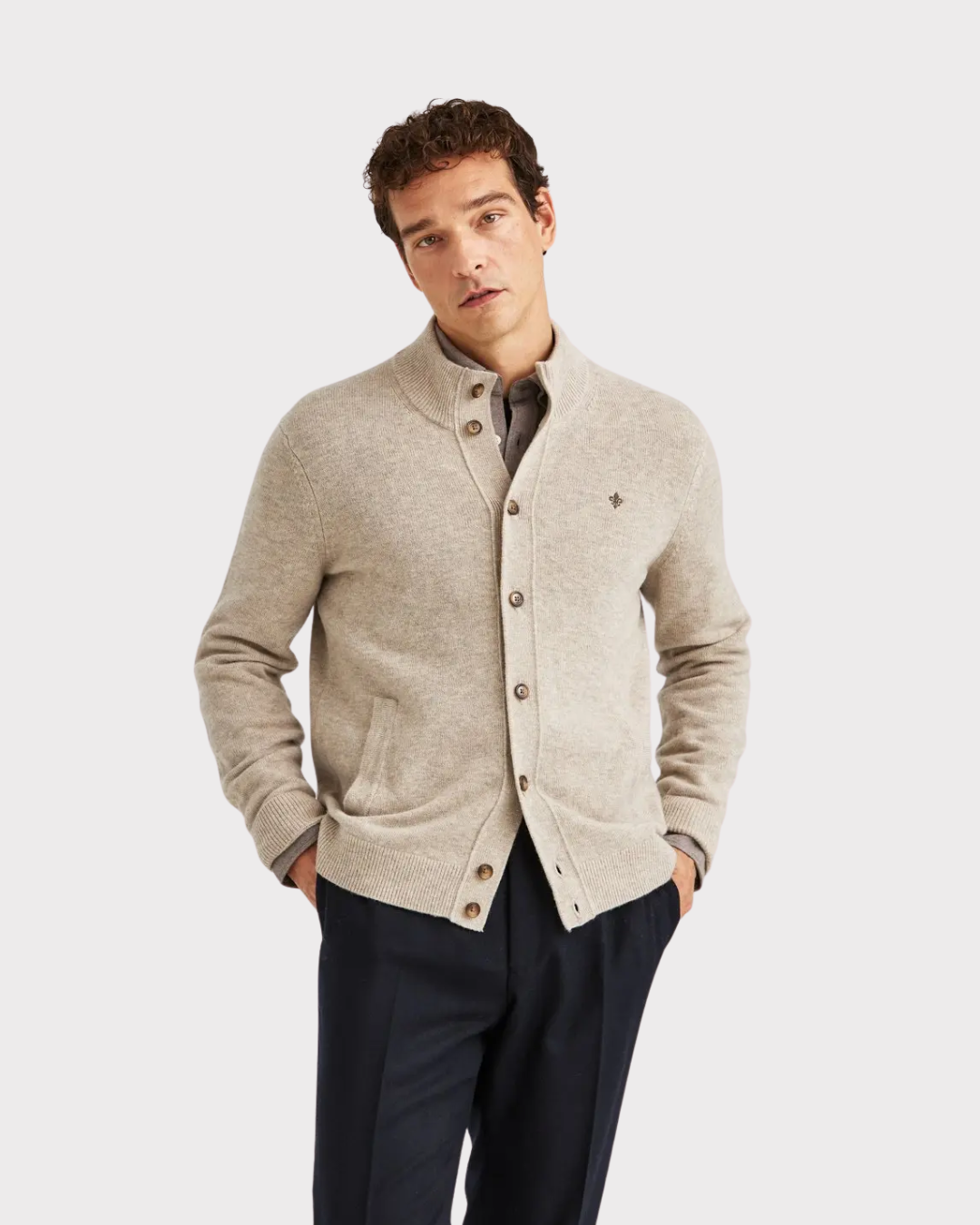 Hertford Button Cardigan-Genser-Morris-Aandahls