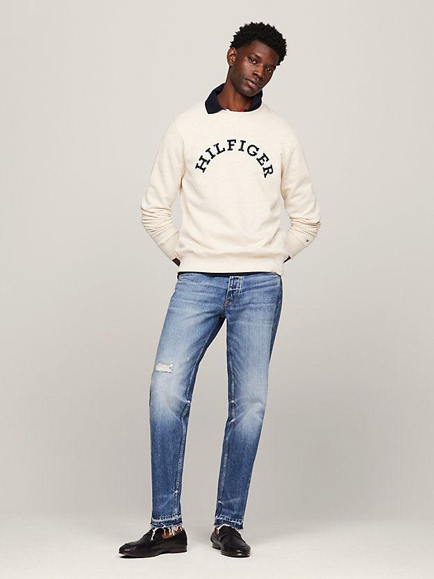 Hilfiger arched htr sweatshirt-Genser-Tommy Hilfiger-Aandahls