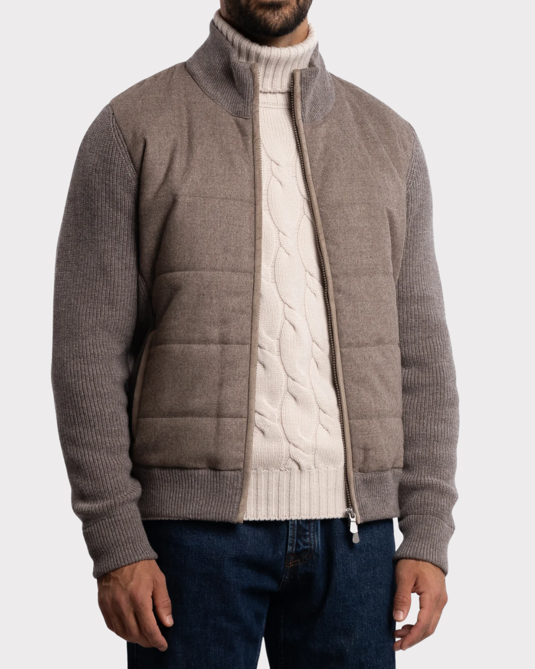 Hybrid Jacket Flannel Wool-Ytterjakker-Gran Sasso-Aandahls