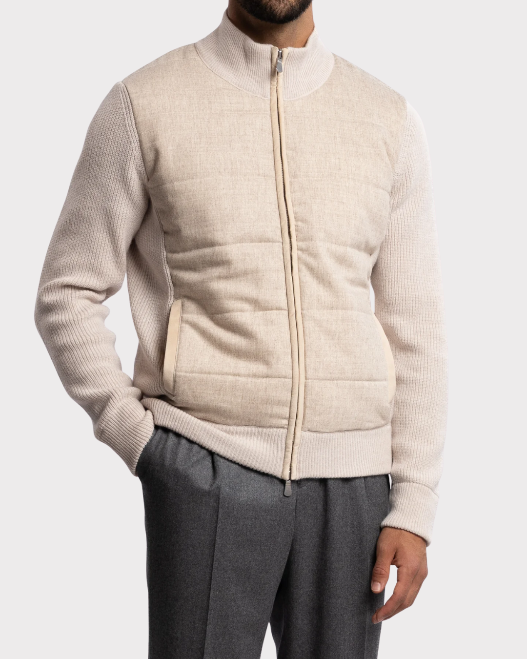 Hybrid Jacket Flannel Wool-Ytterjakker-Gran Sasso-Aandahls