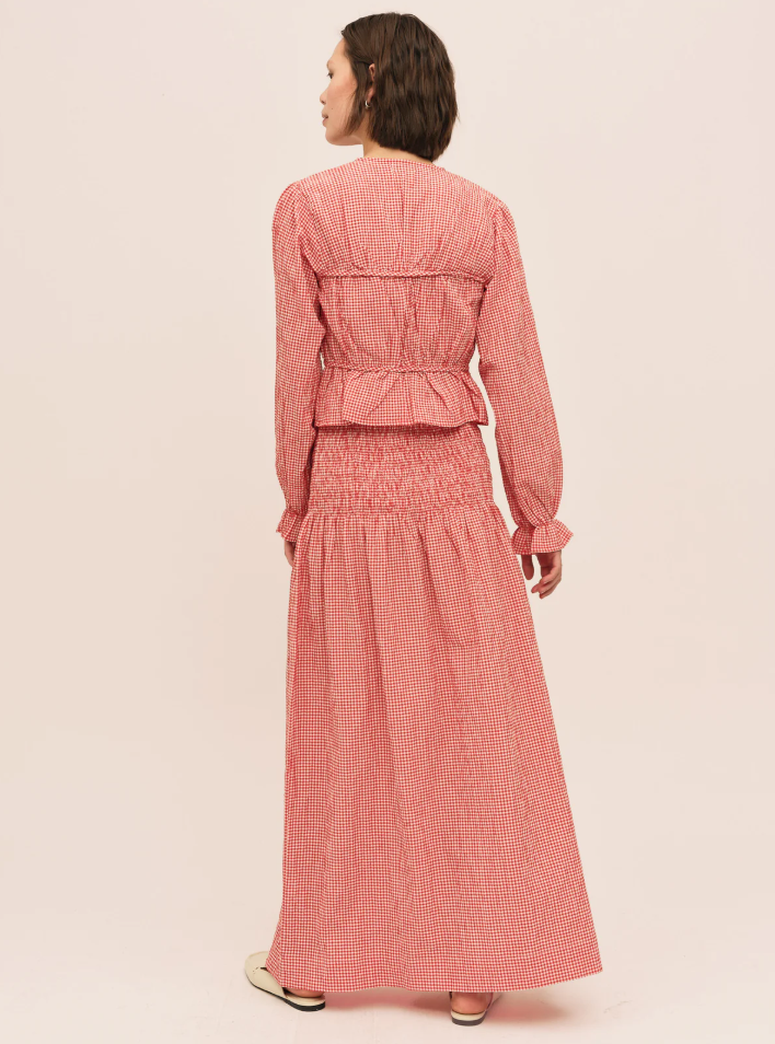 INDIANA LONG SMOCK SKIRT-Skjørt-OnceUntold-Aandahls