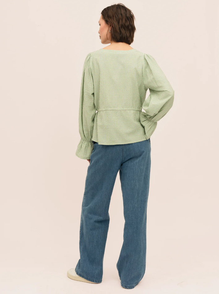 Indiana ribbon blouse-Bluser-OnceUntold-Aandahls