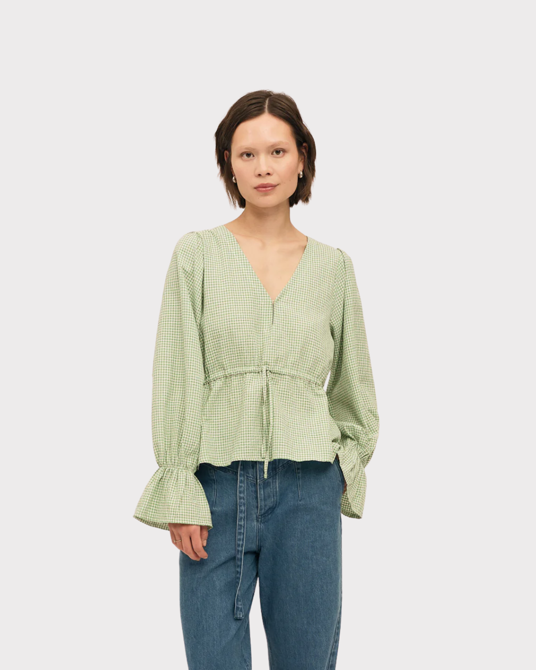 Indiana ribbon blouse-Bluser-OnceUntold-Aandahls