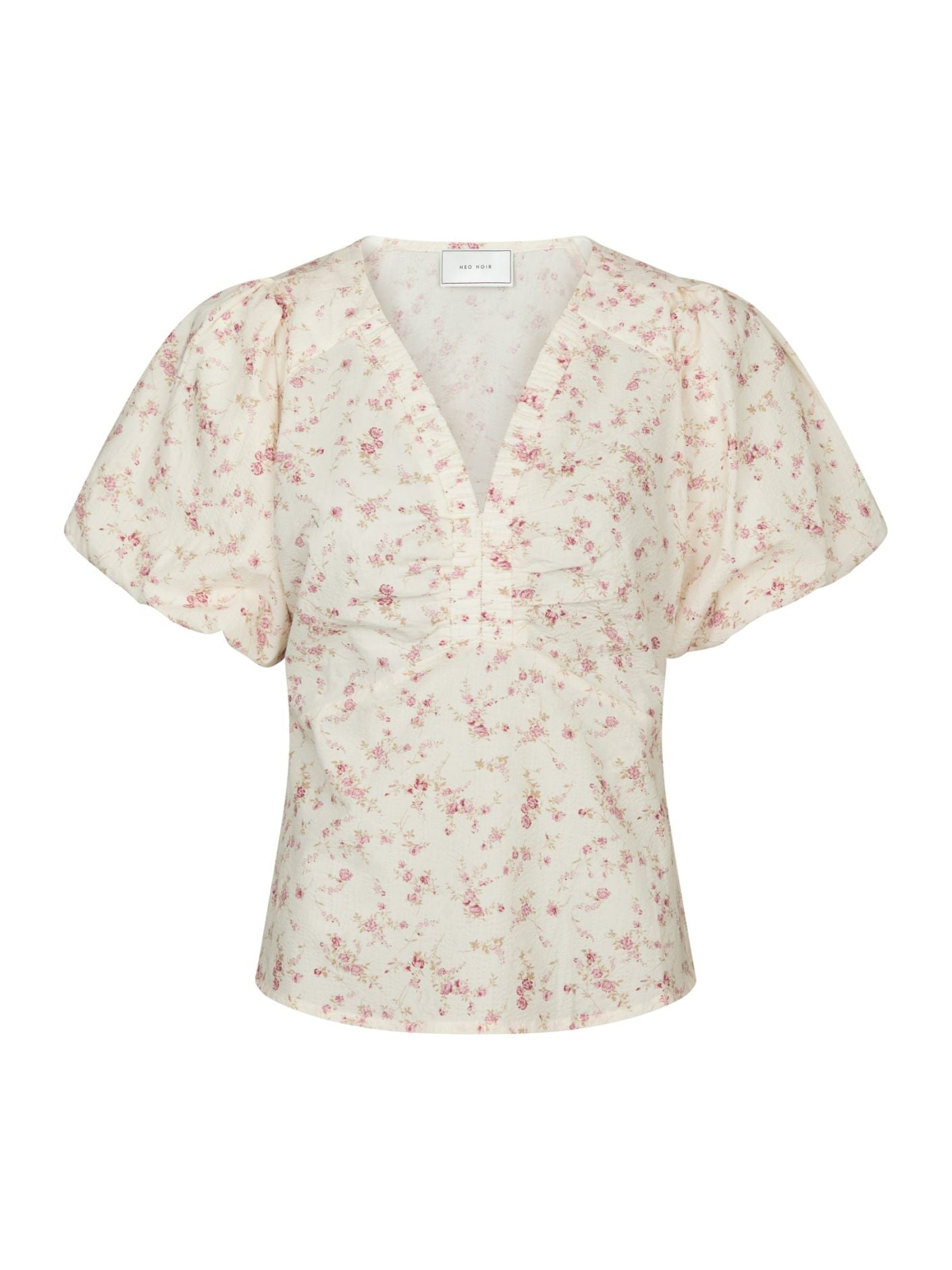 Irina Print Blouse-Bluser-Neo Noir-Aandahls