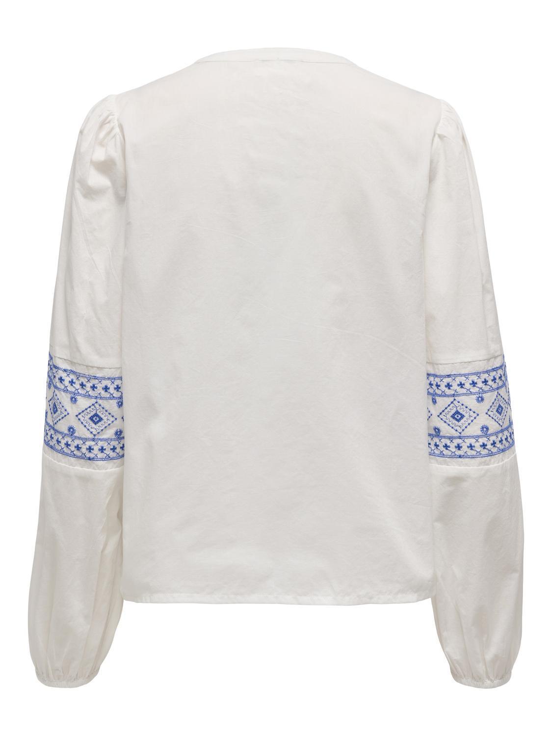 JDYLulu L/S Embroidery Shirt wvn-Skjorte-Jacqueline de Yong-Aandahls
