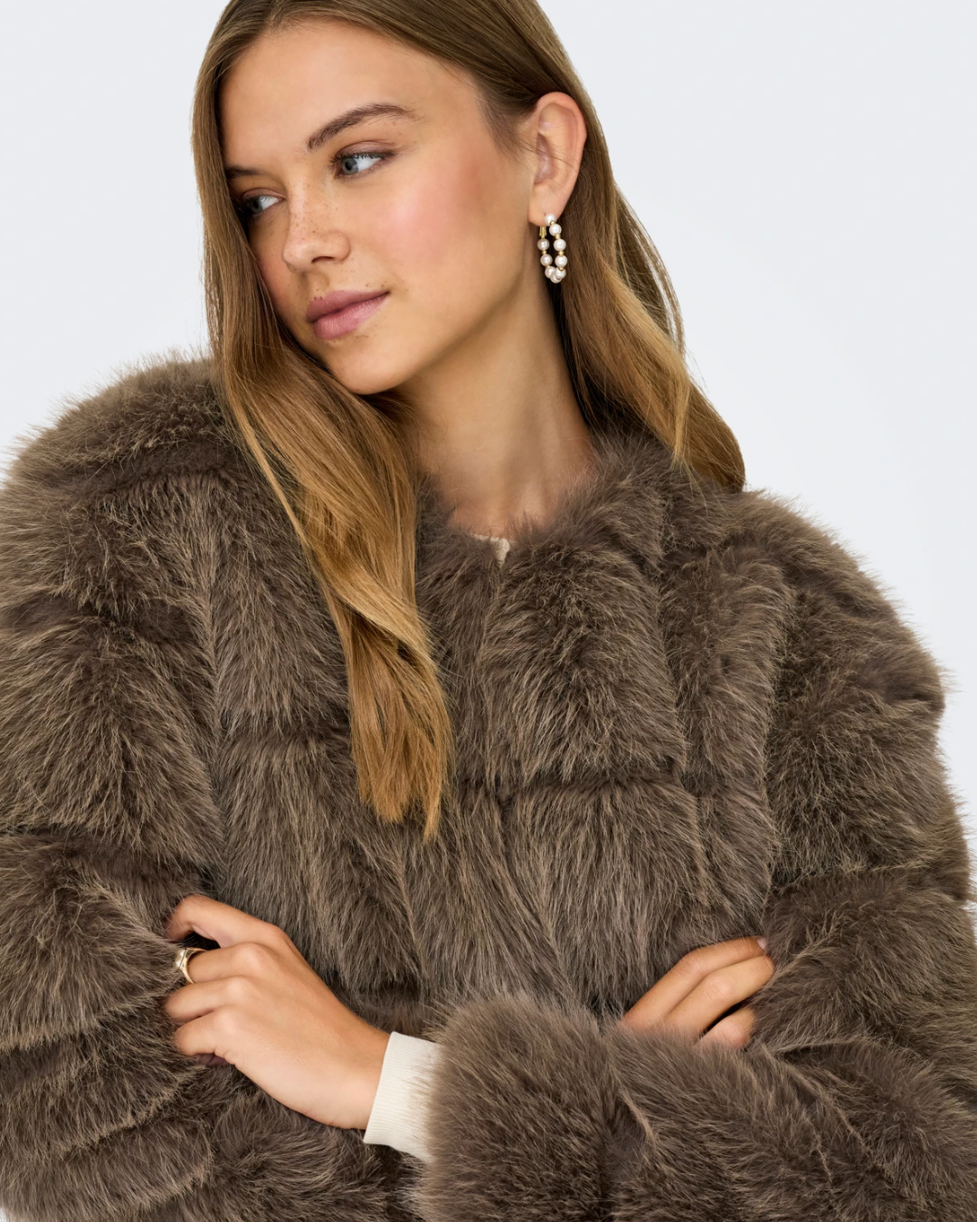 JDYOFELIA FAUX FUR JACKET OTW SIE-Ytterjakker-Jacqueline de Yong-Aandahls