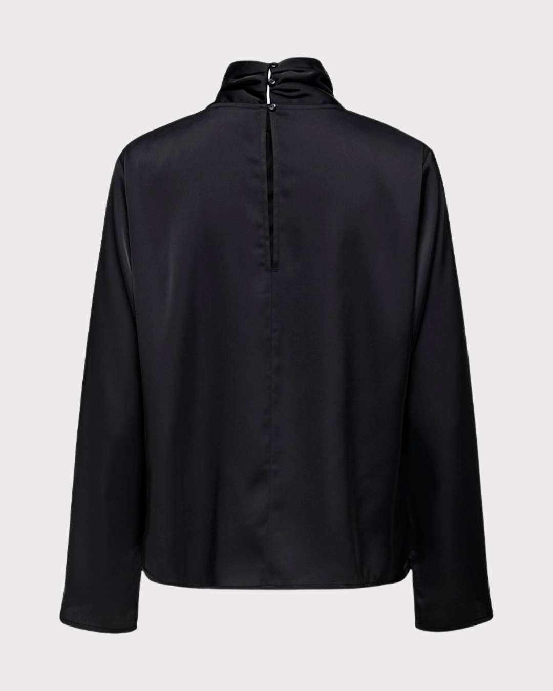 JDYROCKY L/S HIGH NECK TOP WVN