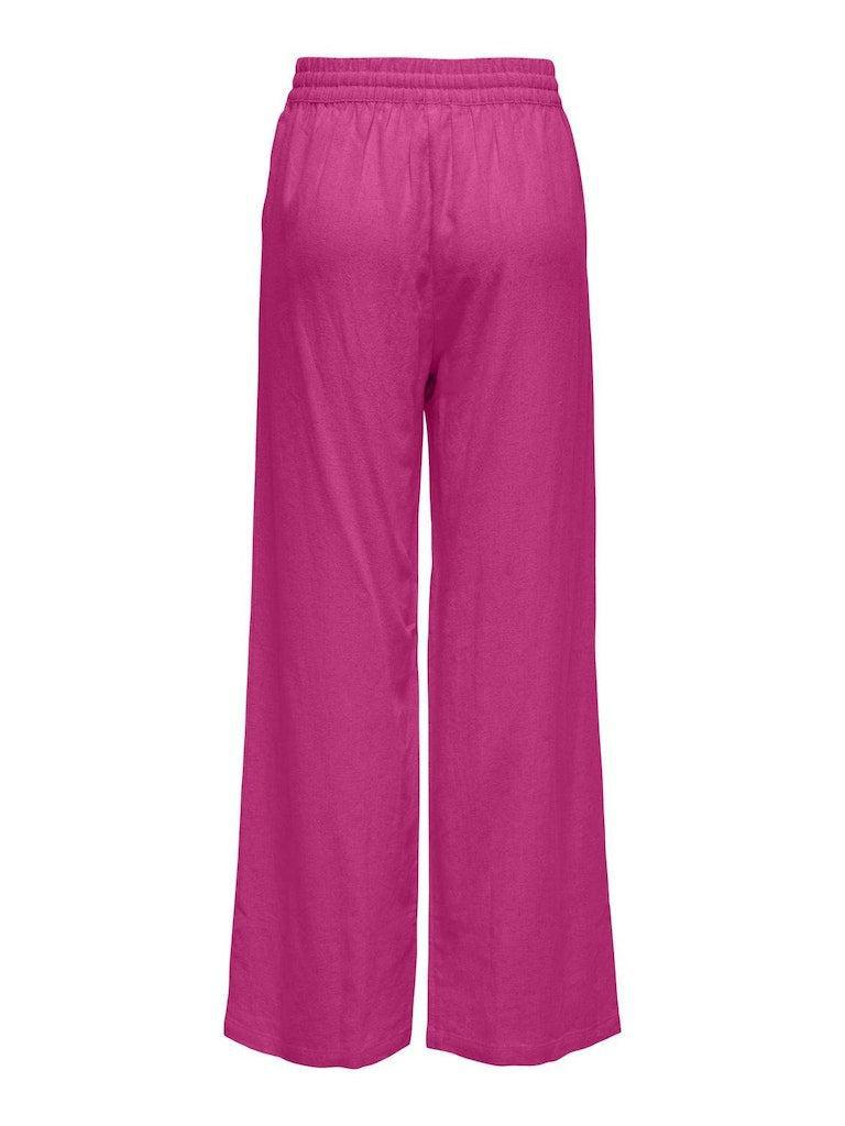 JDYSAY HW LINEN WIDE PANT WVN NOOS-Bukser-Jacqueline de Yong-Aandahls