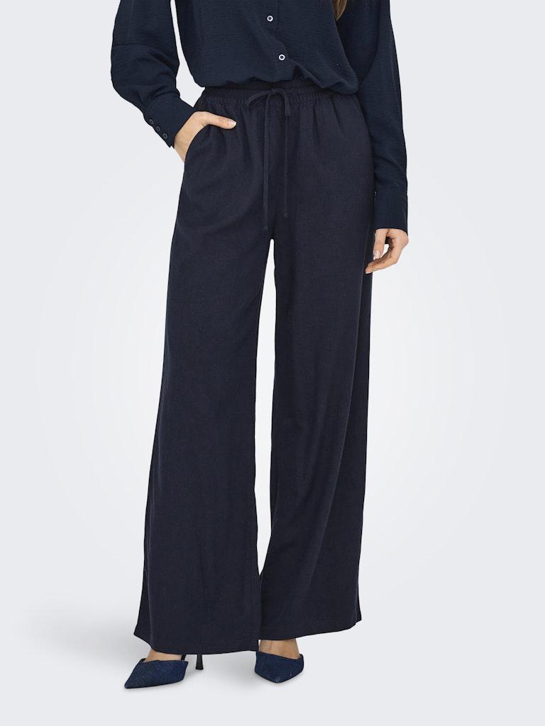 JDYSAY HW LINEN WIDE PANT WVN NOOS-Bukser-Jacqueline de Yong-Aandahls