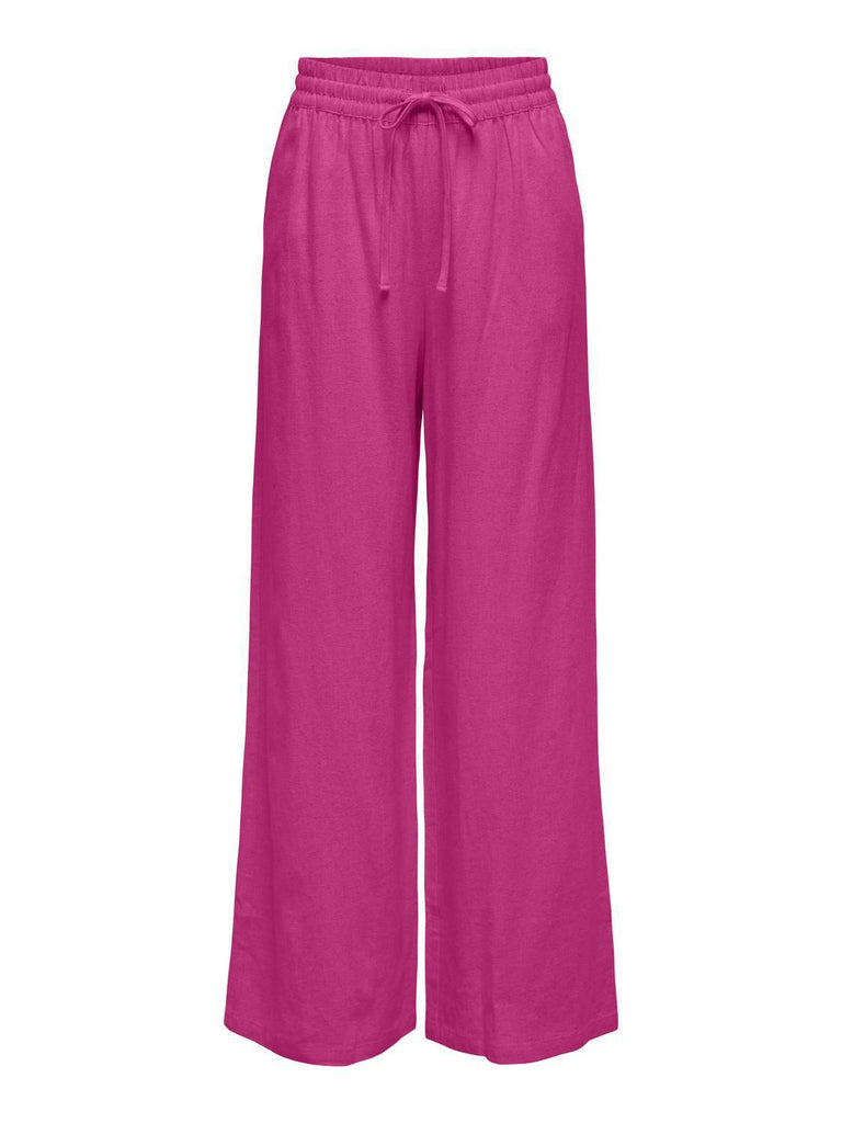 JDYSAY HW LINEN WIDE PANT WVN NOOS-Bukser-Jacqueline de Yong-Aandahls