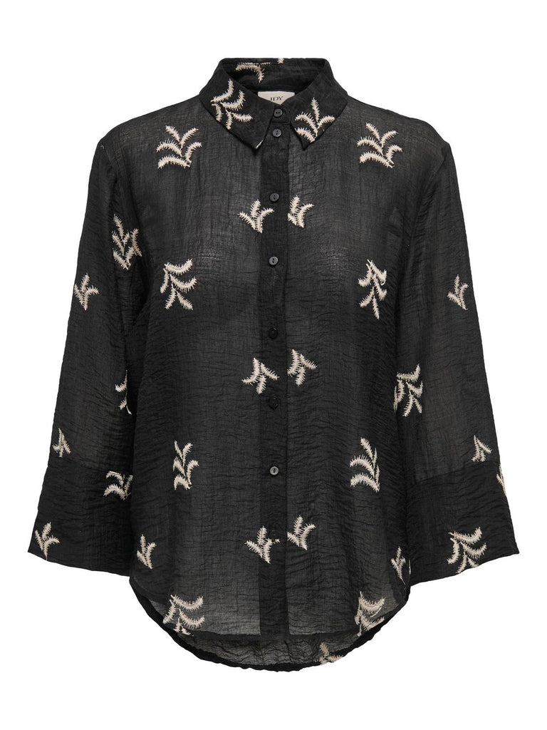 JDYTheo 7/8 Embroidery Shirt WVN-Skjorter-Jacqueline de Yong-Aandahls