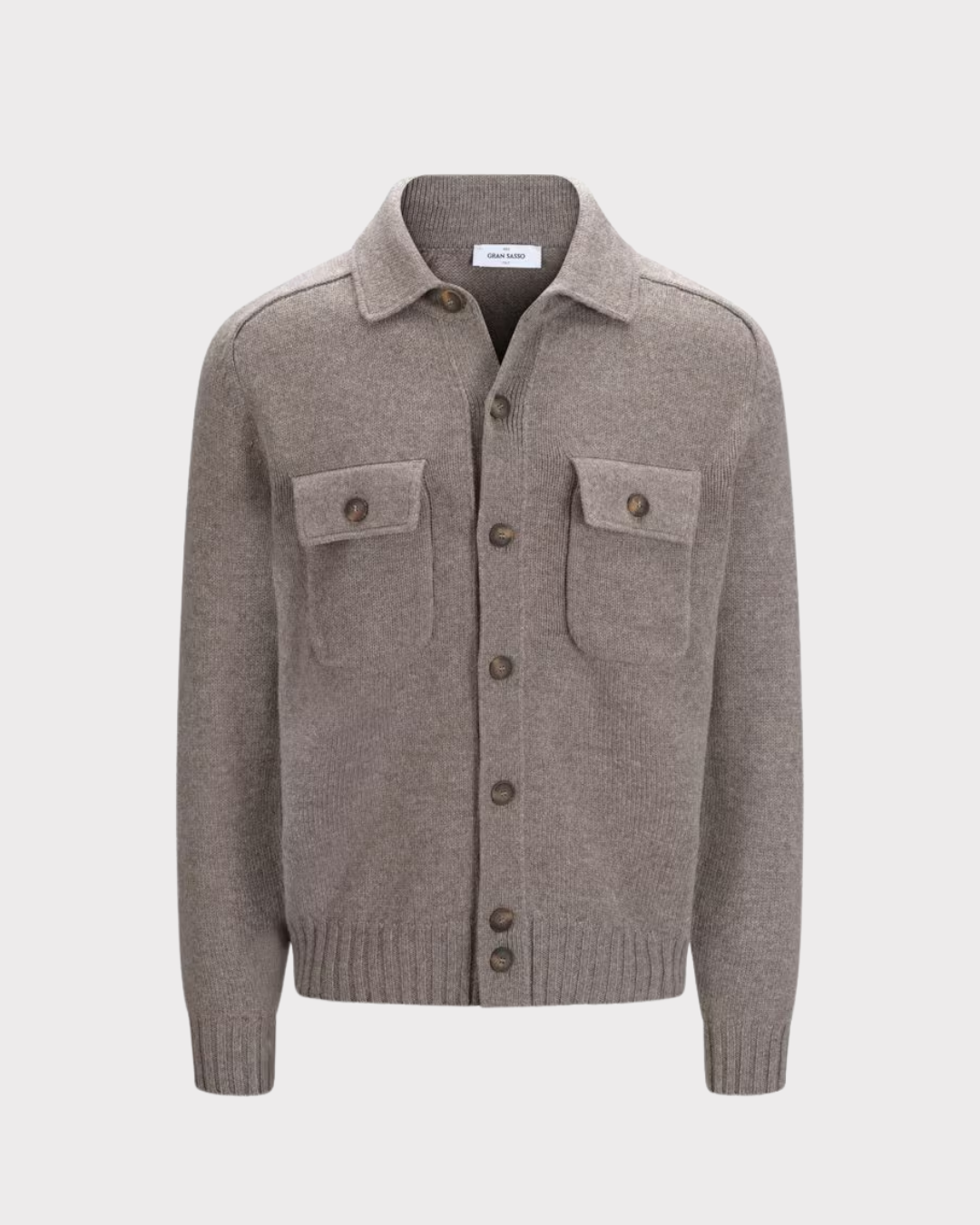 Jacket w Zip-Strikk-Gran Sasso-Aandahls
