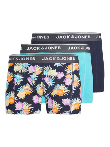 Jacreece Flower Trunks 3 Pack Jnr-Undertøy-Jack & Jones-Aandahls