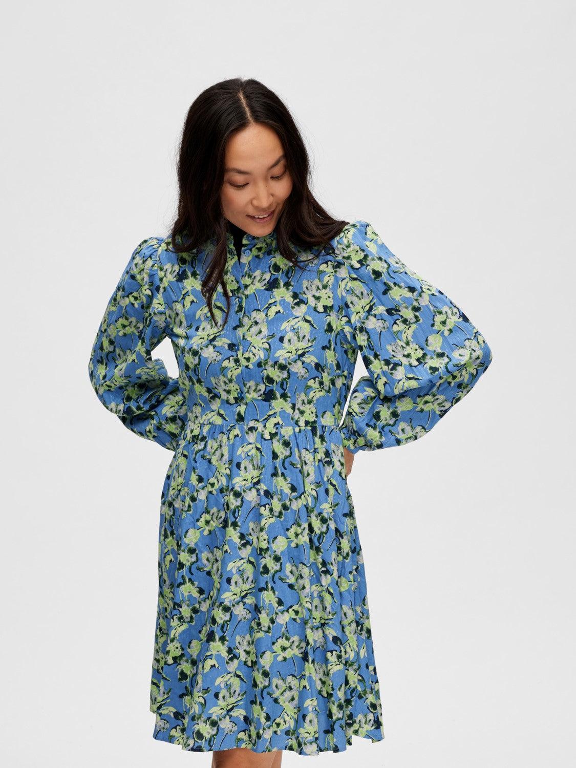 Jana Short shirt dress-Kjole-Selected Femme-Aandahls