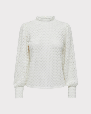 Jdyavery L/s Lace Top Jrs Noos-T-shirt-JdY-Aandahls