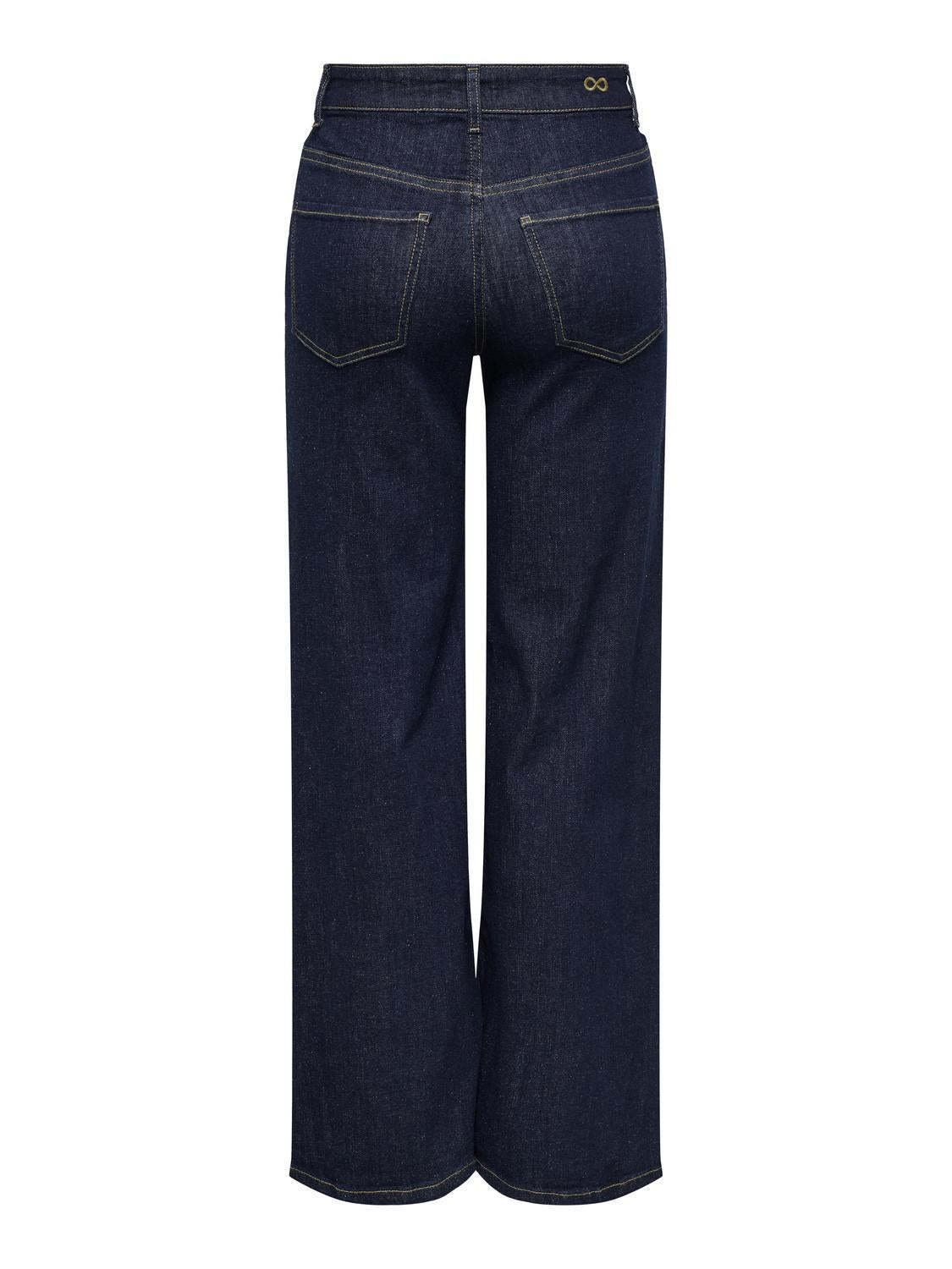 Jdyfelina-Fina Hw Wide Rinse Jnsdnm Noos-Jeans-JdY-Aandahls