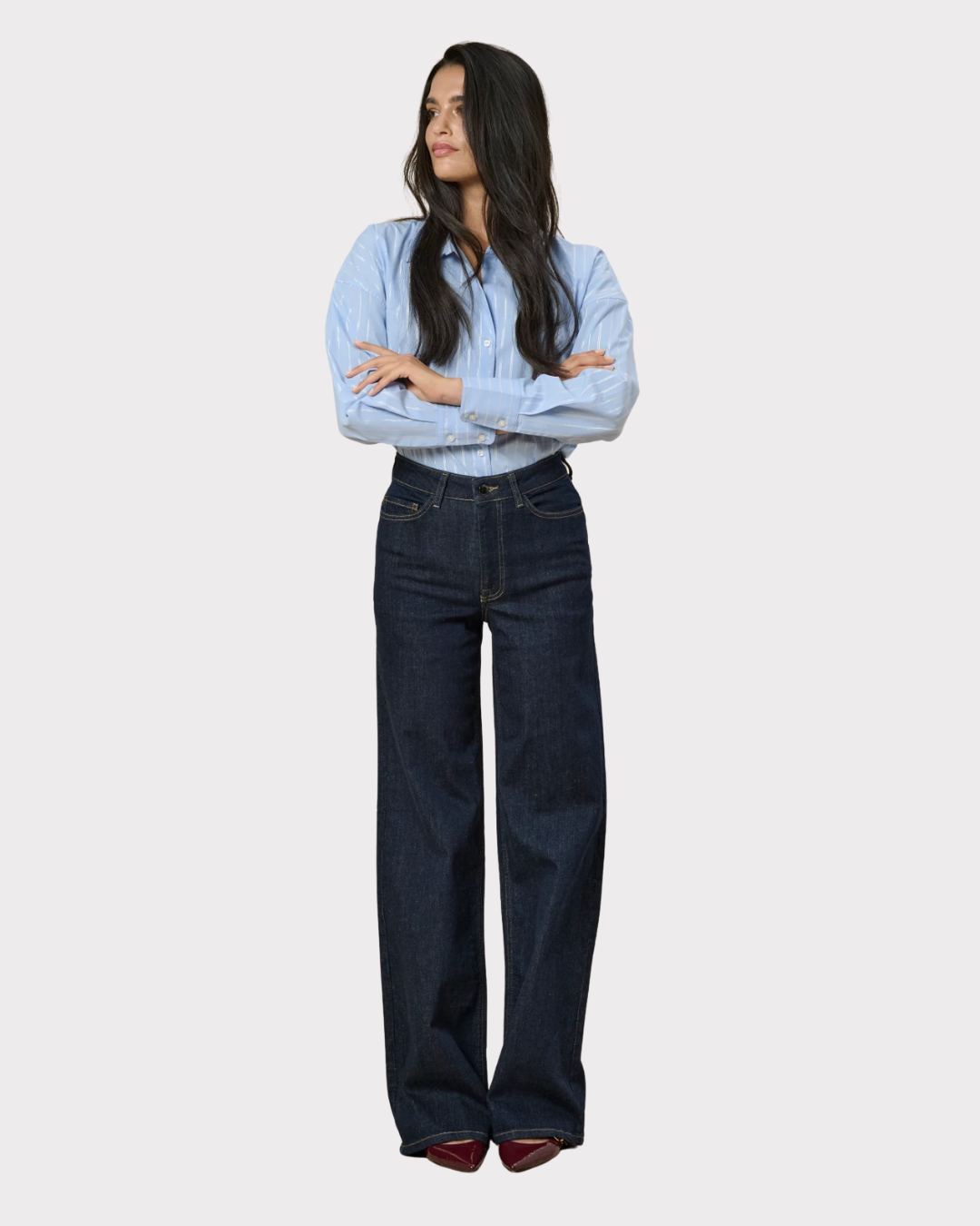 Jdyfelina-Fina Hw Wide Rinse Jnsdnm Noos-Jeans-JdY-Aandahls