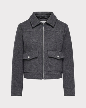 Jdynelly Short Zip Jacket Otw Hab-Yttertøy-JdY-Aandahls