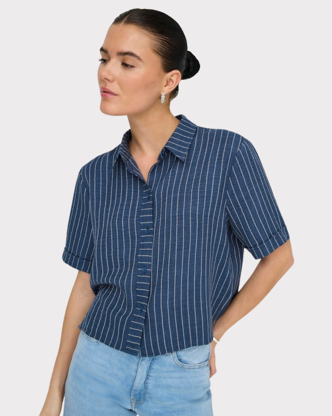 Jdypower S/s Short Shirt Wvn Noos-Skjorte-JdY-Aandahls