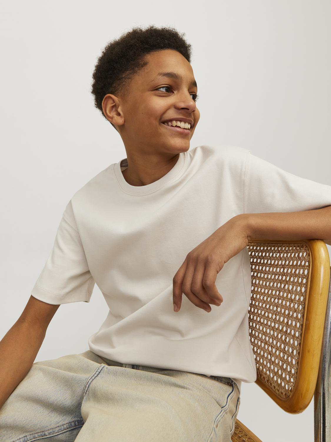 Jjeurban Edge Tee Ss O-Neck Noos Jnr-T-shirt-JACK&JONES JUNIOR-Aandahls