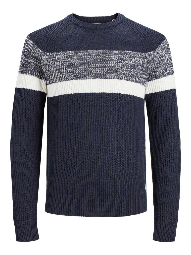 Jjpannel knit crew neck-Strikk-Jack & Jones-Aandahls