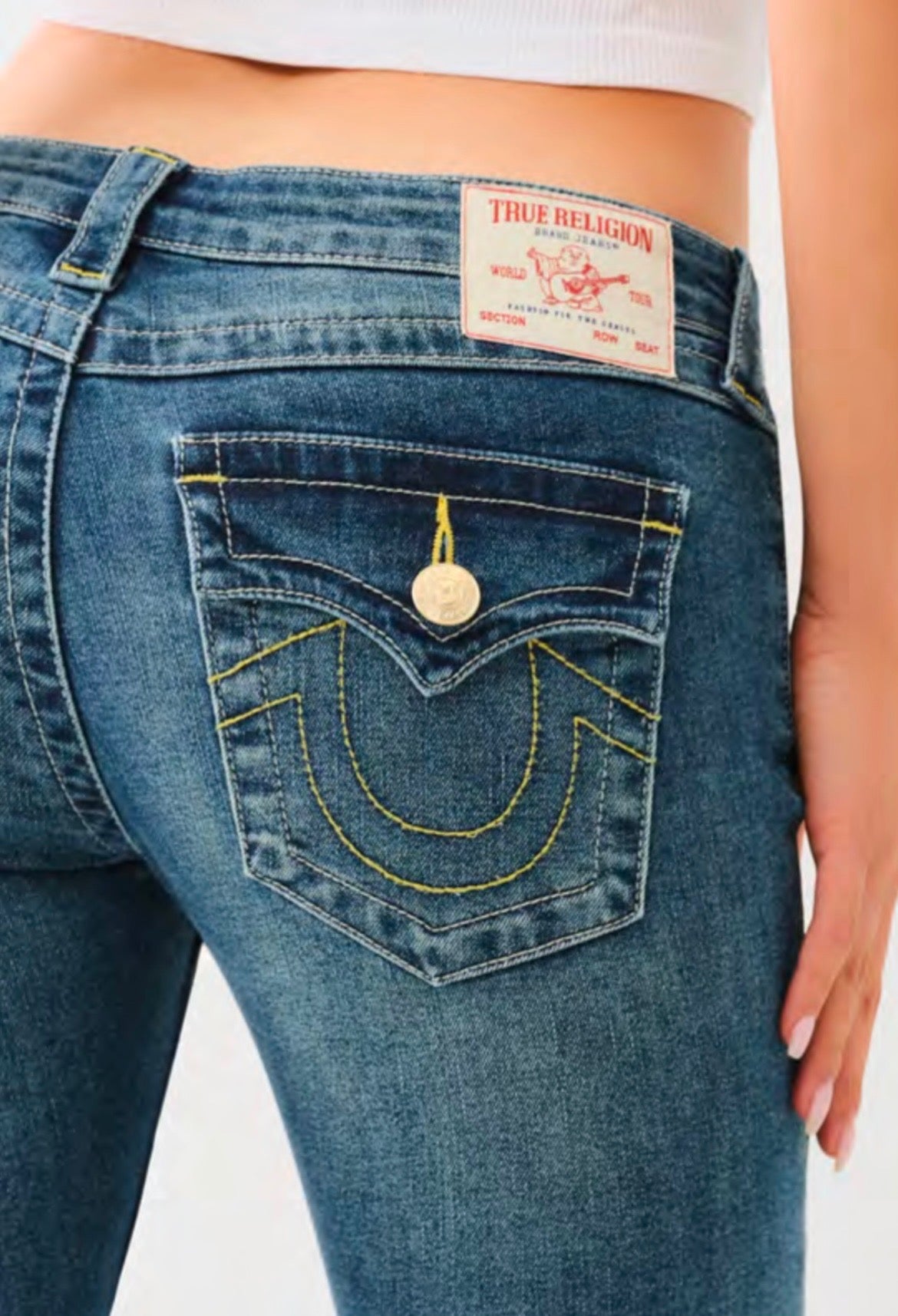 Joey low flare flap-Bukse-True Religion-Aandahls