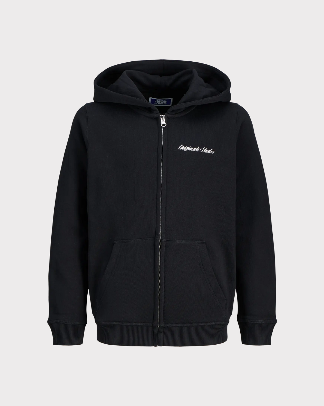 Jornorrebro Emb Sweat Zip Hood Jnr-Genser-Jack & Jones-Aandahls