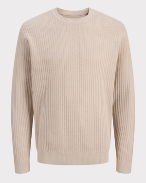 Jprblubarkley Knit Crew Neck Jnr-Genser-JACK&JONES JUNIOR-Aandahls