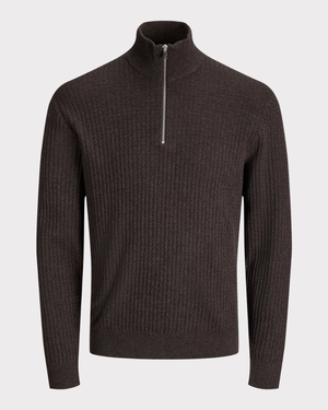 Jprblubarkley Knit Half Zip Jnr-Genser-JACK&JONES JUNIOR-Aandahls