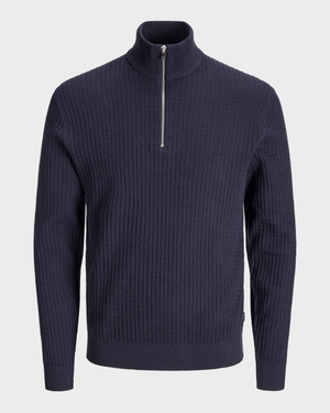Jprblubarkley Knit Half Zip Jnr-Genser-JACK&JONES JUNIOR-Aandahls