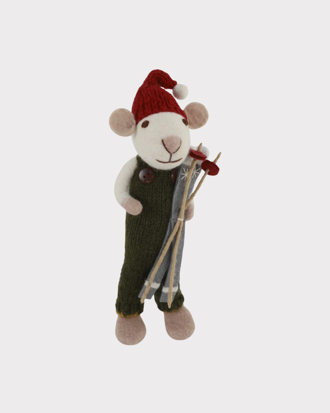 Julemus gutt med ski-0 - Interiør-Gry og Sif-Aandahls