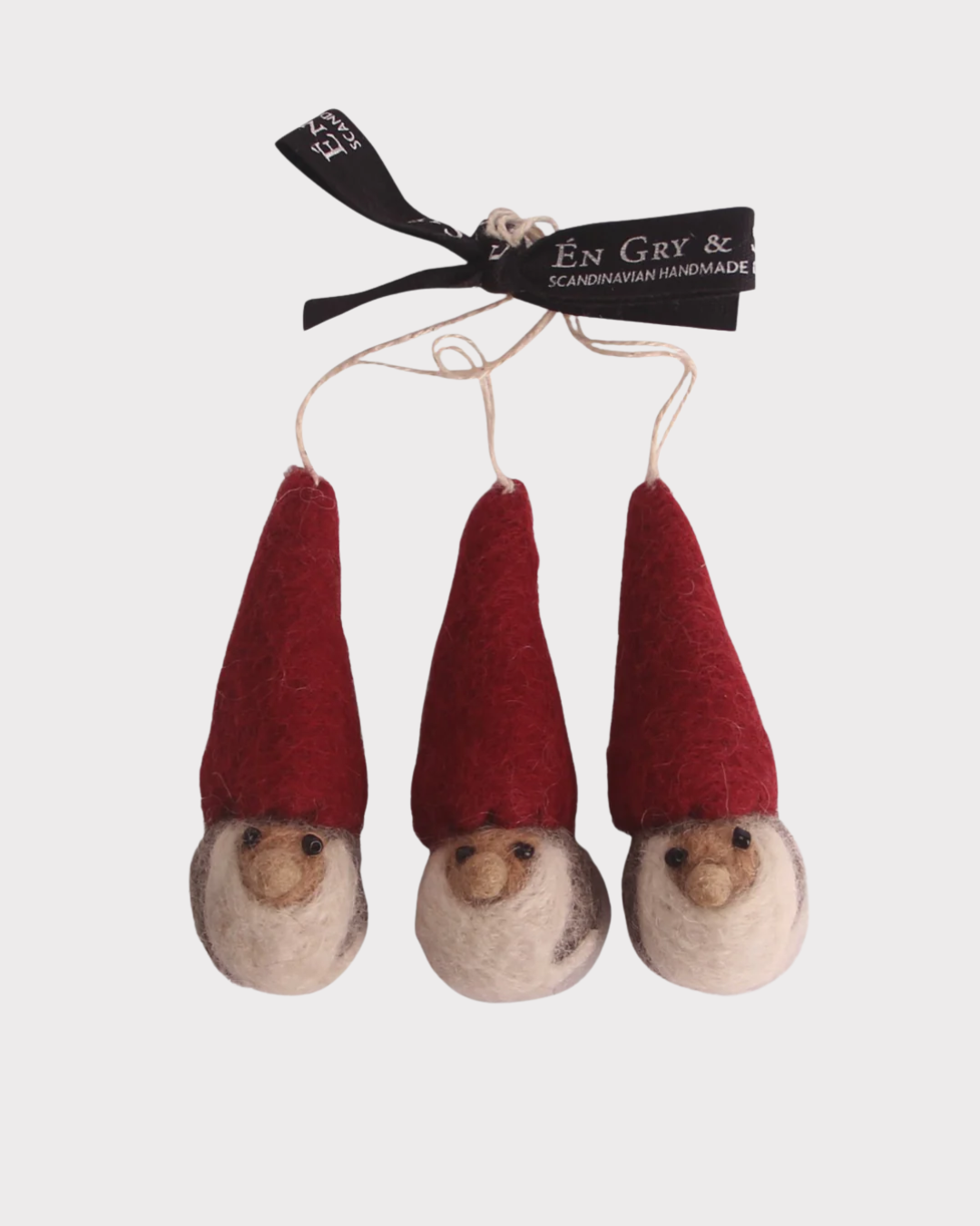 Julenisser, sett a 3 stk-0 - Interiør-Gry og Sif-Aandahls