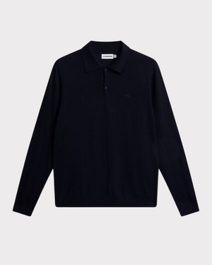 Kai knitted merino polo-Genser-J.Lindeberg-Aandahls